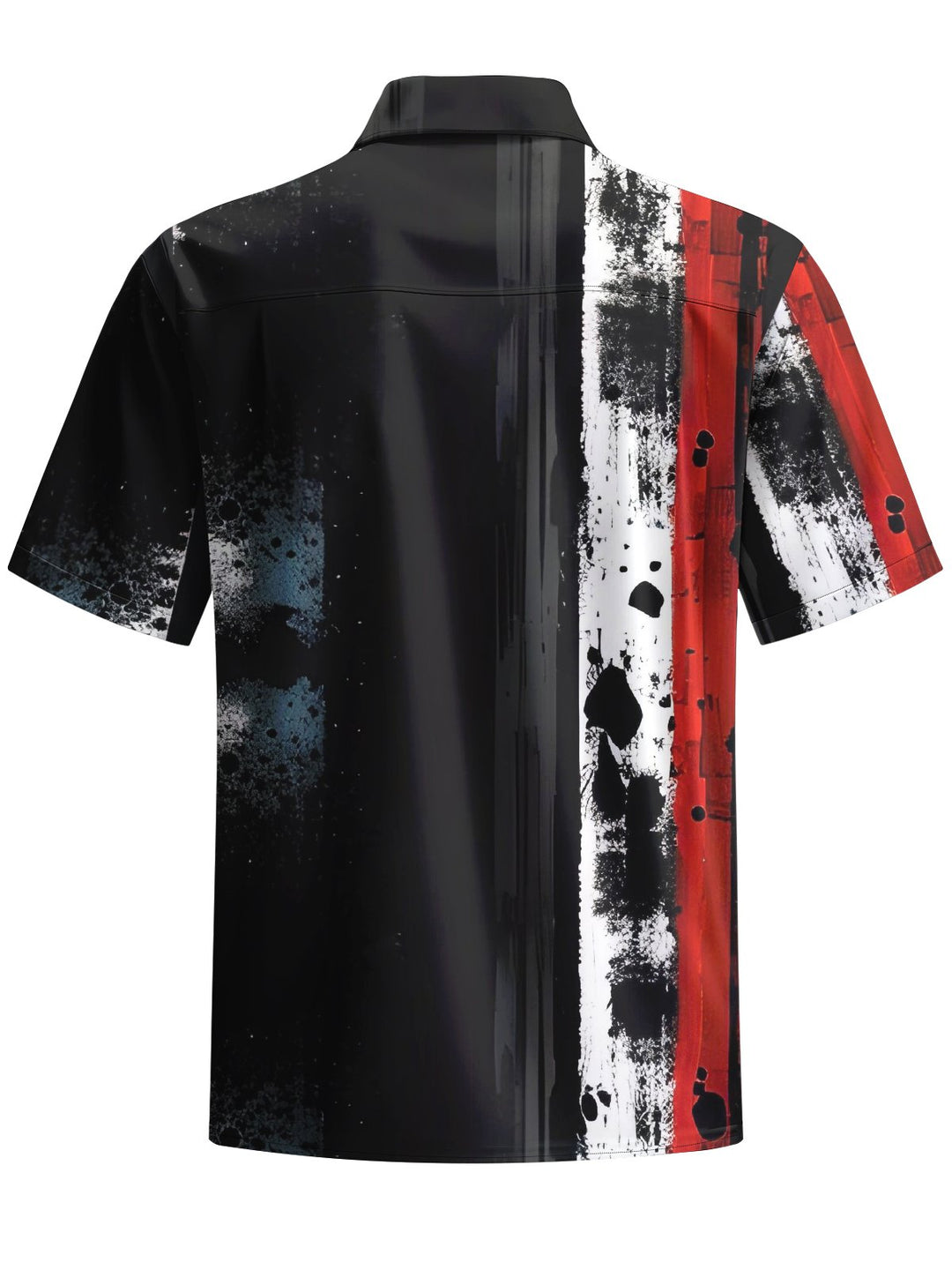 Alohadaddy® Vintage Abstract Art Print Chest Pocket Men&