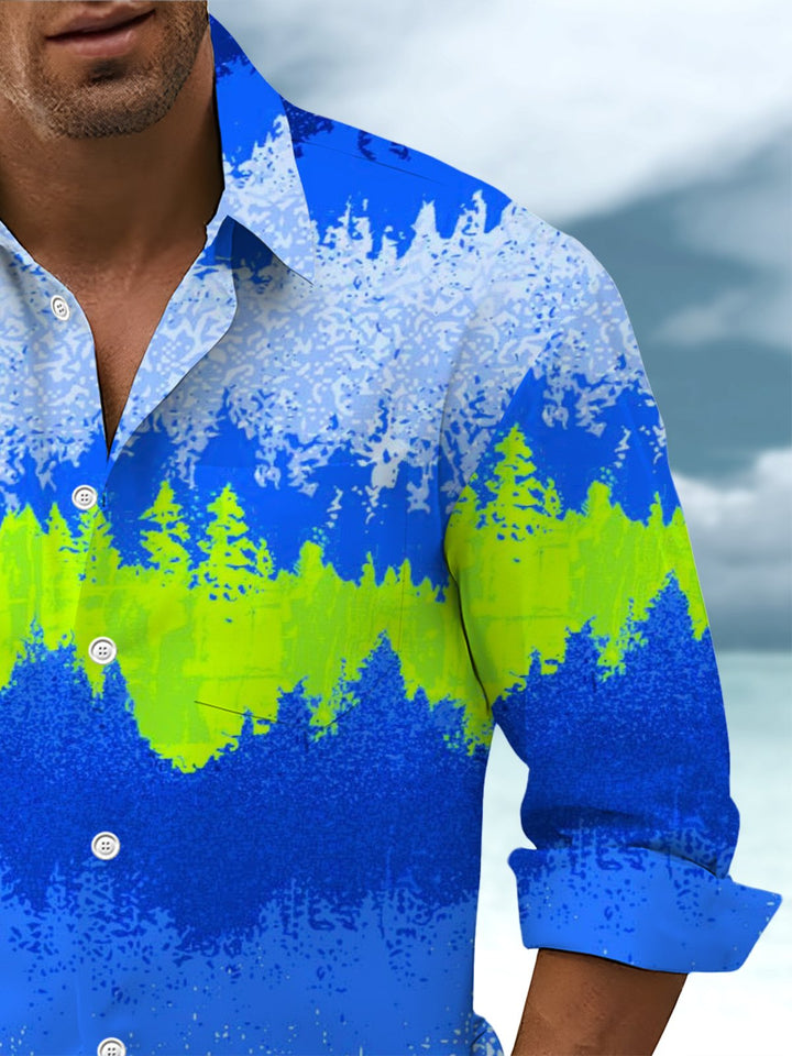 Alohadaddy® Casual Ombre Printed Pockets Men&