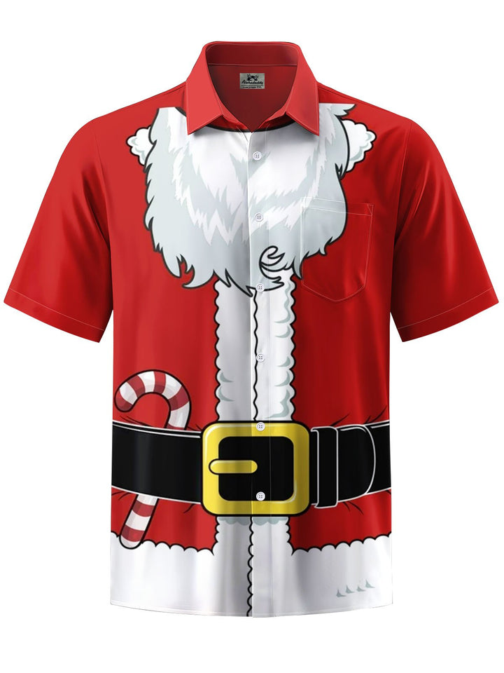 Alohadaddy® Holiday Christmas Art Print Pocket Stretch Men&