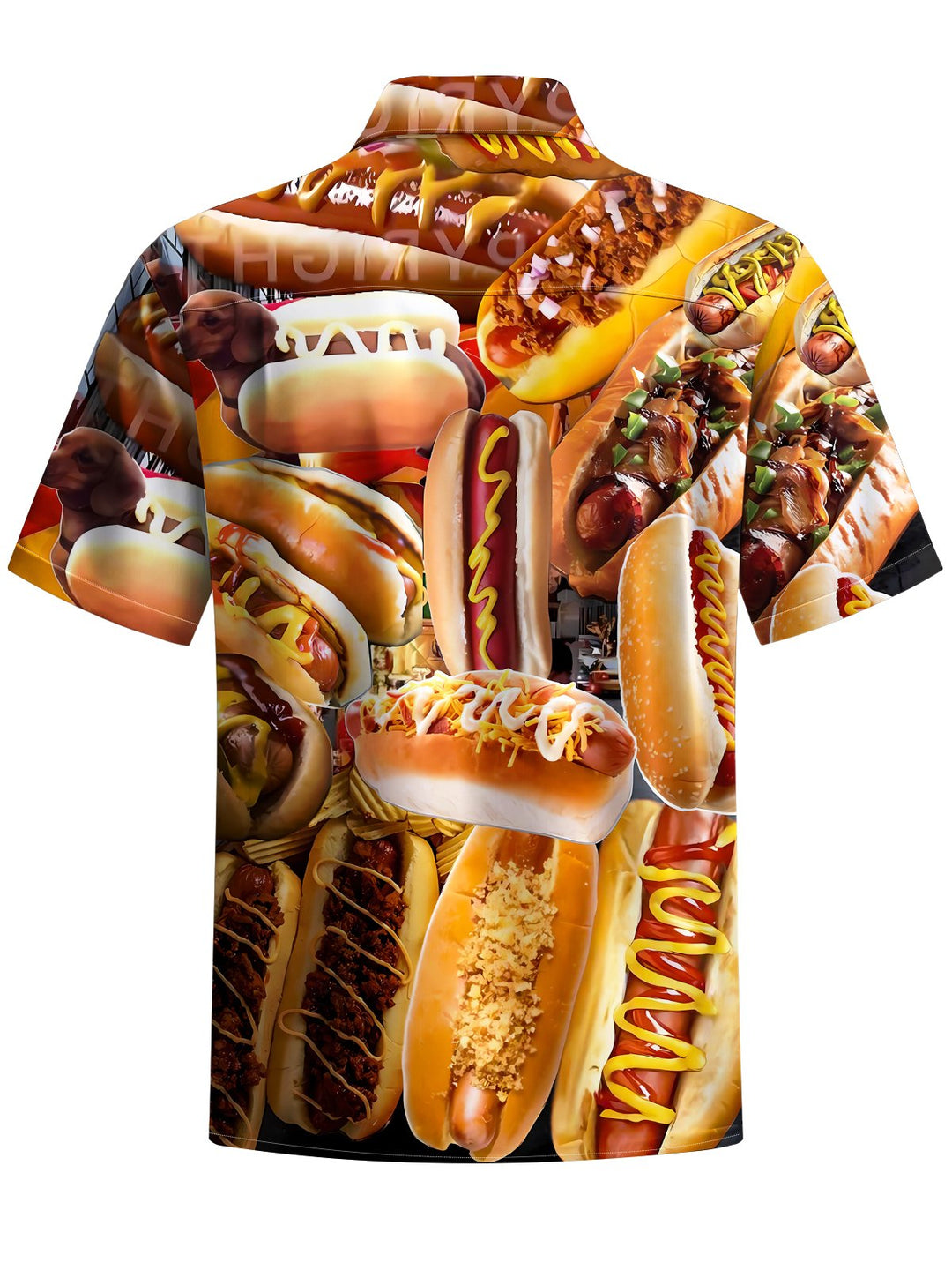 Alohadaddy® Casual Hot Dog Print Art Pocket Stretch Men&