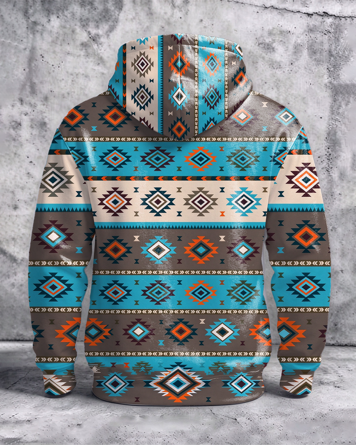 Alohadaddy® Men’s Tribal Print Pullover Hoodie