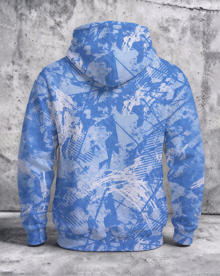 Alohadaddy® Men’s Abstract Print Pullover Hoodie
