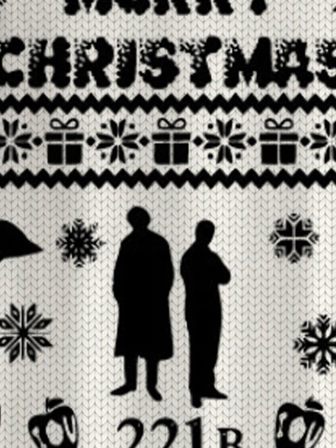 Alohadaddy Christmas Sweater Retro Movie 3D Digital Printing Men&