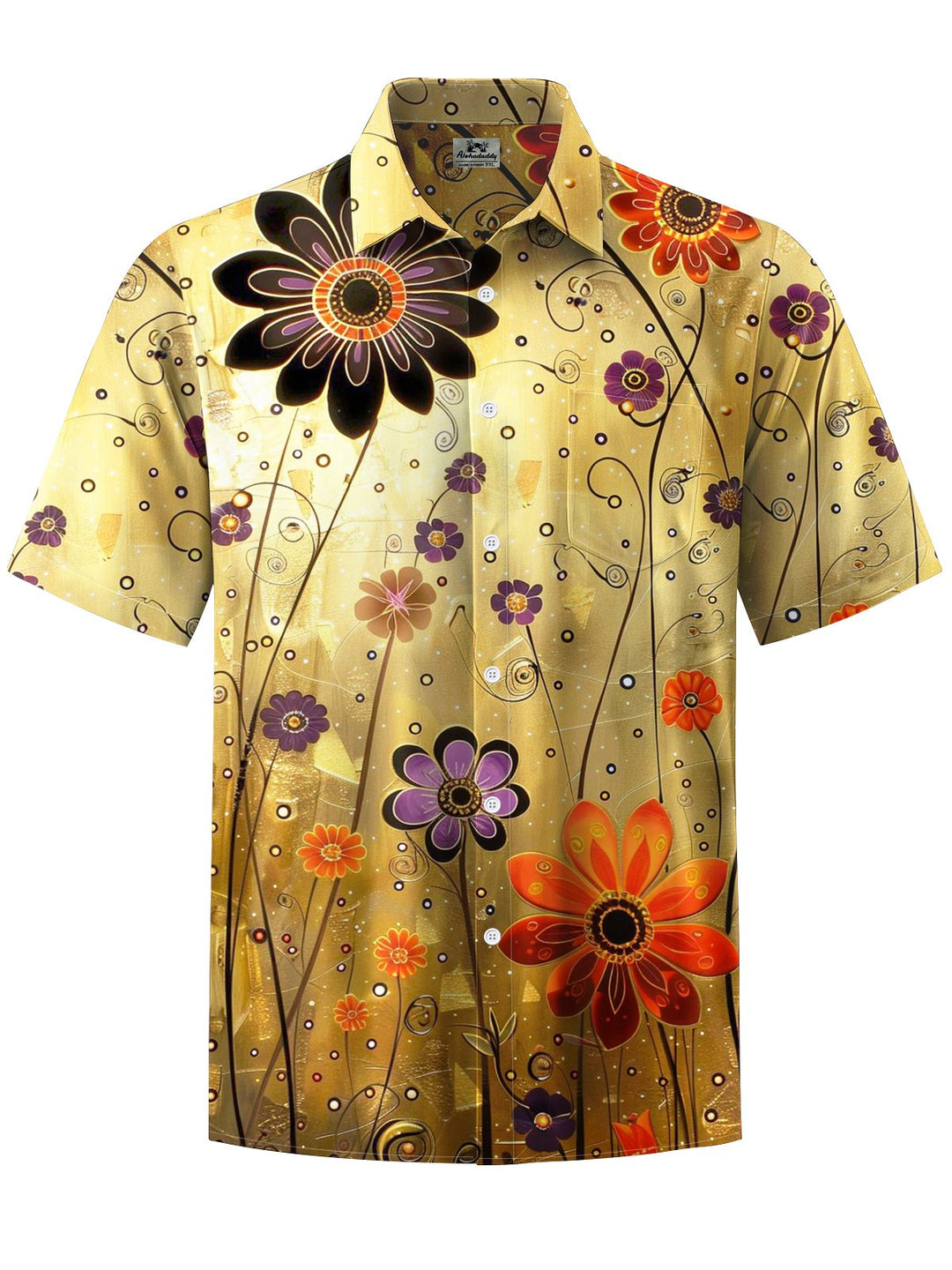 Alohadaddy® Vintage Floral Art Print Men&