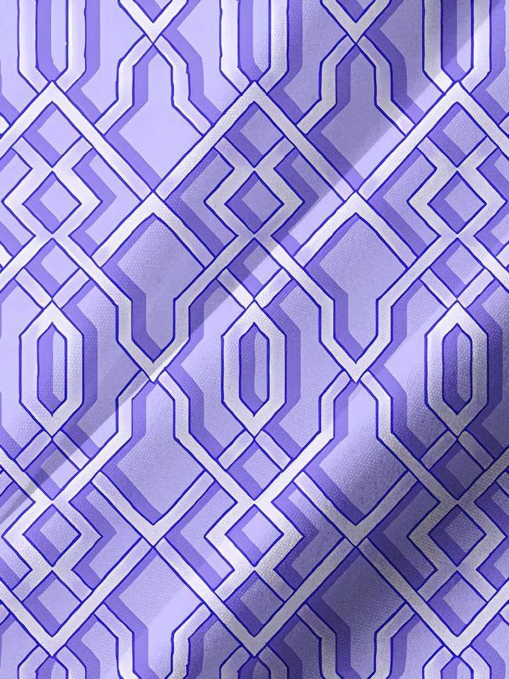 Alohadaddy® Casual Geometric Art Print Men&