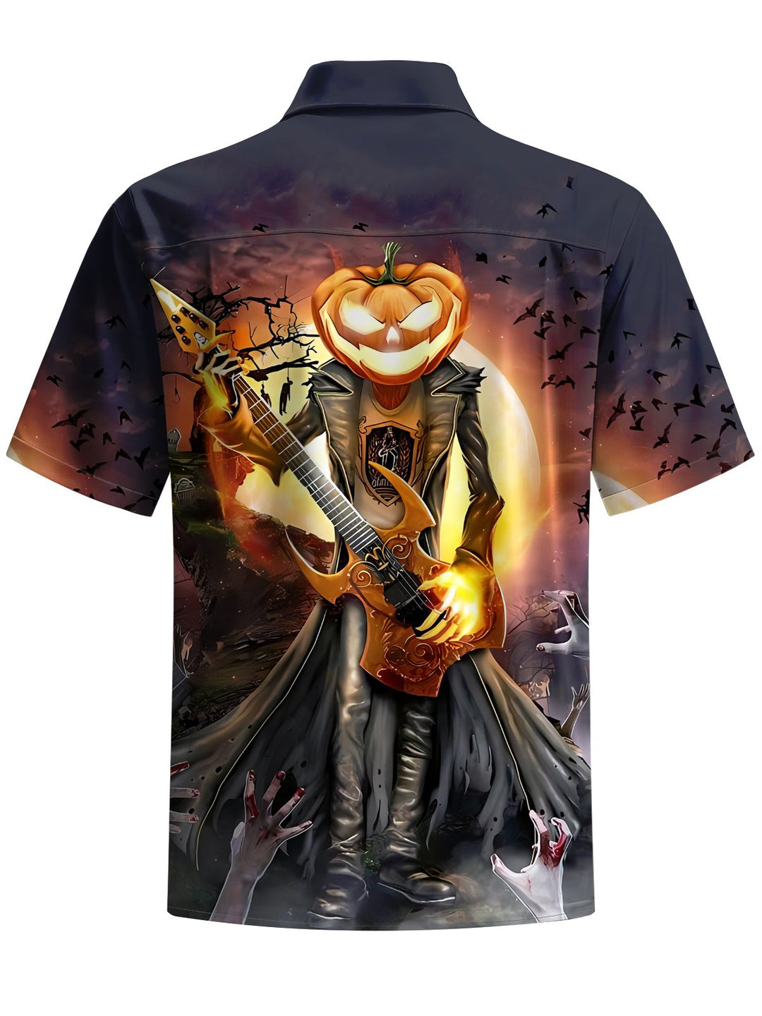 Alohadaddy® Halloween Pumpkin Monster Art Print Men&