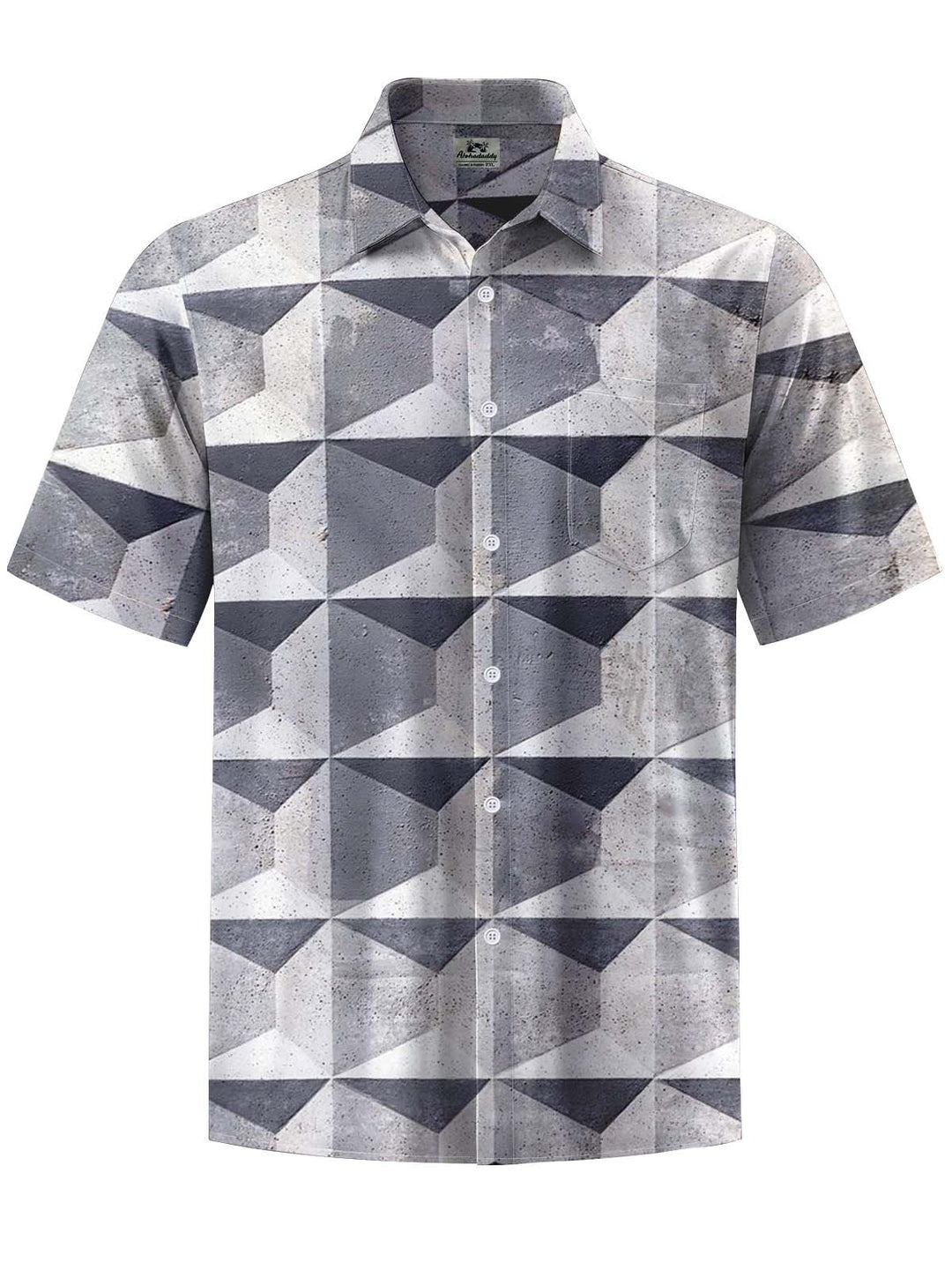 Alohadaddy® Casual Geometric Print Art Pocket Elastic Men&