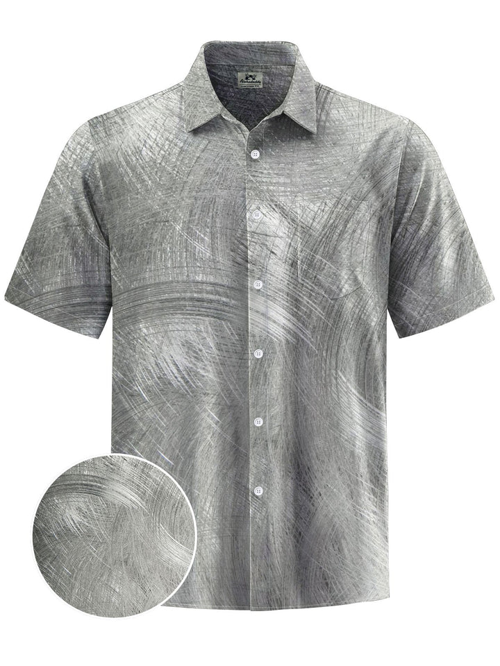 Alohadaddy® Casual Abstract Texture Print Moisture Wicking Men&