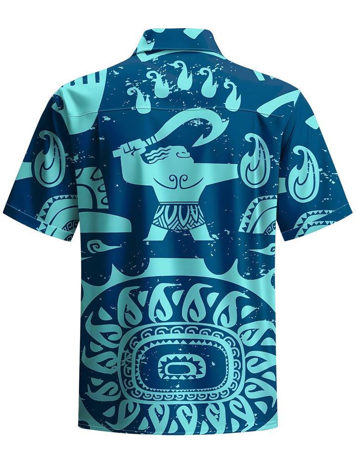 Alohadaddy® Vintage Cartoon Print Art Moisture Wicking Men&