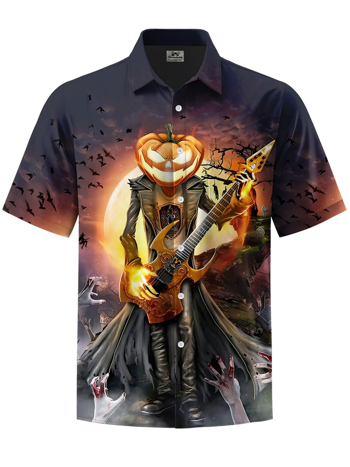 Alohadaddy® Halloween Pumpkin Monster Art Print Men&