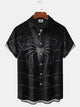 Alohadaddy® Casual Spider-Man Suit Art Print Pockets Moisture Wicking Hawaiian Shirt Big & Tall