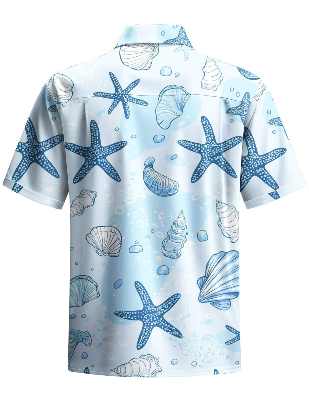 Alohadaddy® Hawaiian Starfish Shell Print Art Men&