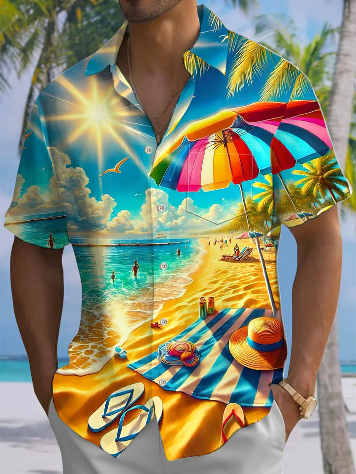 Alohadaddy® Hawaii Beach Vacation Print Art Men&
