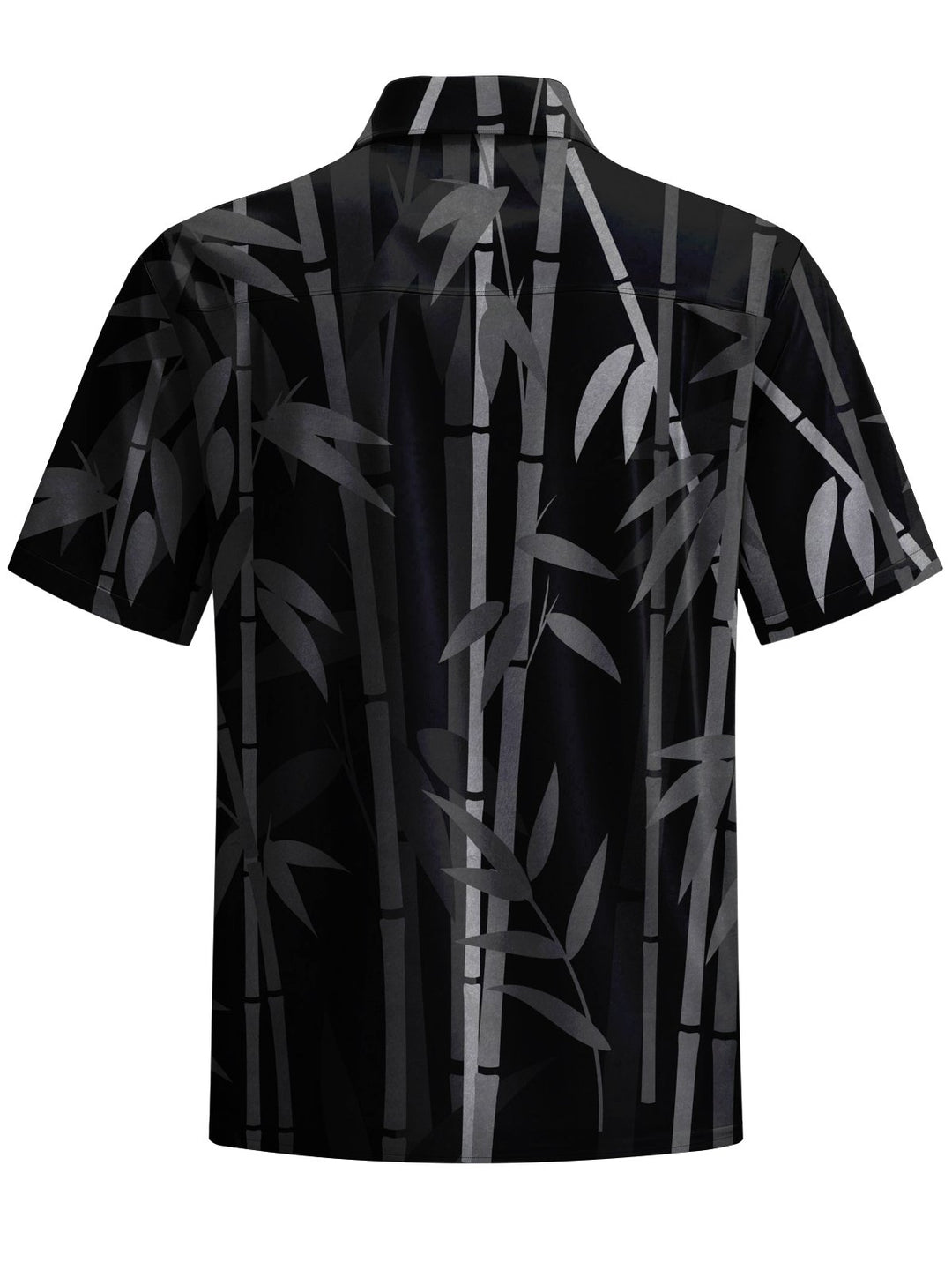 Alohadaddy® Vintage Bamboo Art Print Chest Pocket Stretch Men&