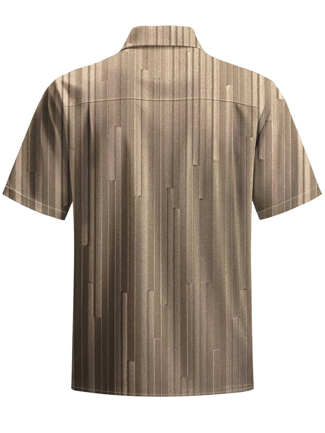 Alohadaddy® Vintage Stripe Print Art Elastic Pocket Button Men&