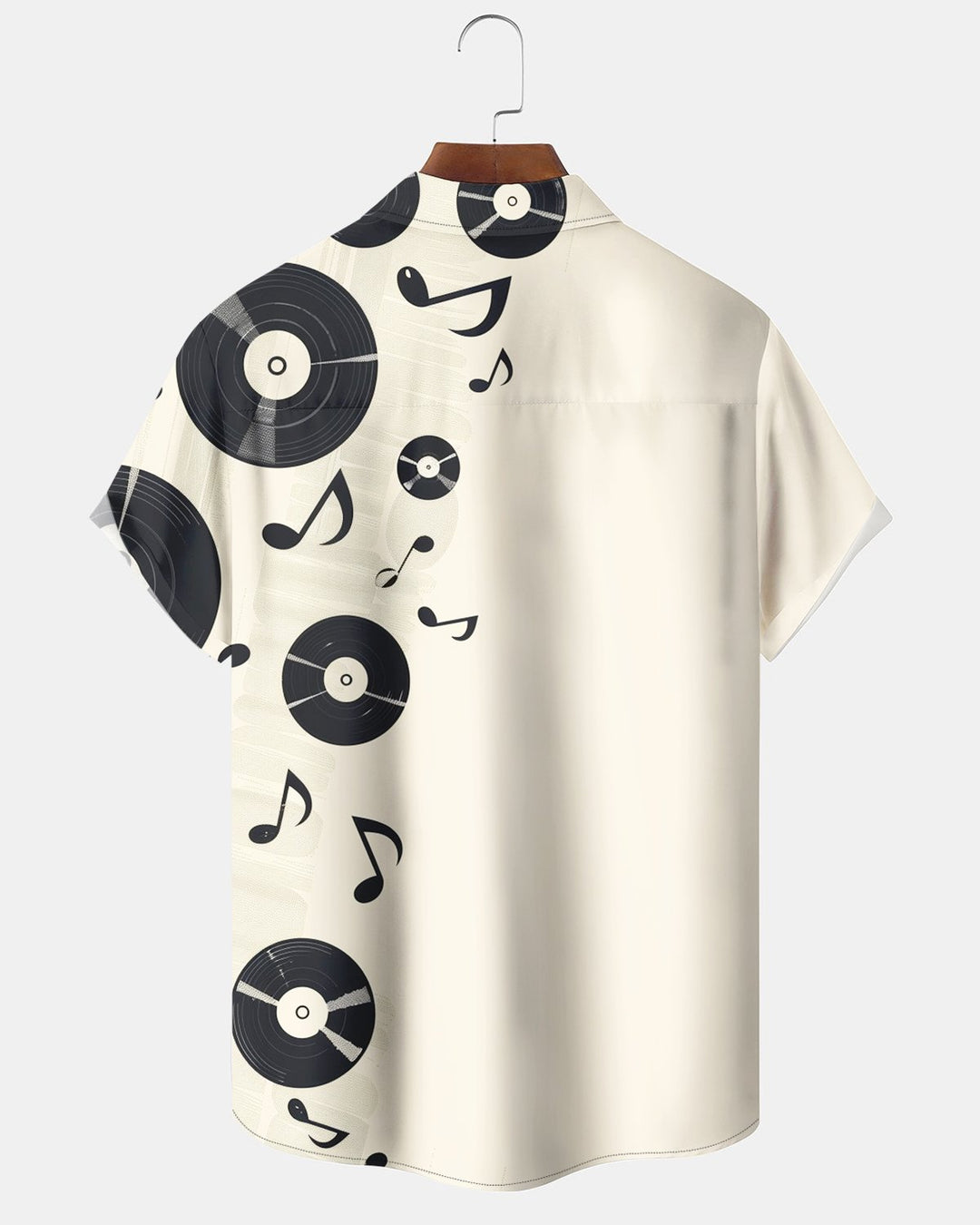 Alohadaddy® Retro Musical Record Print Men&