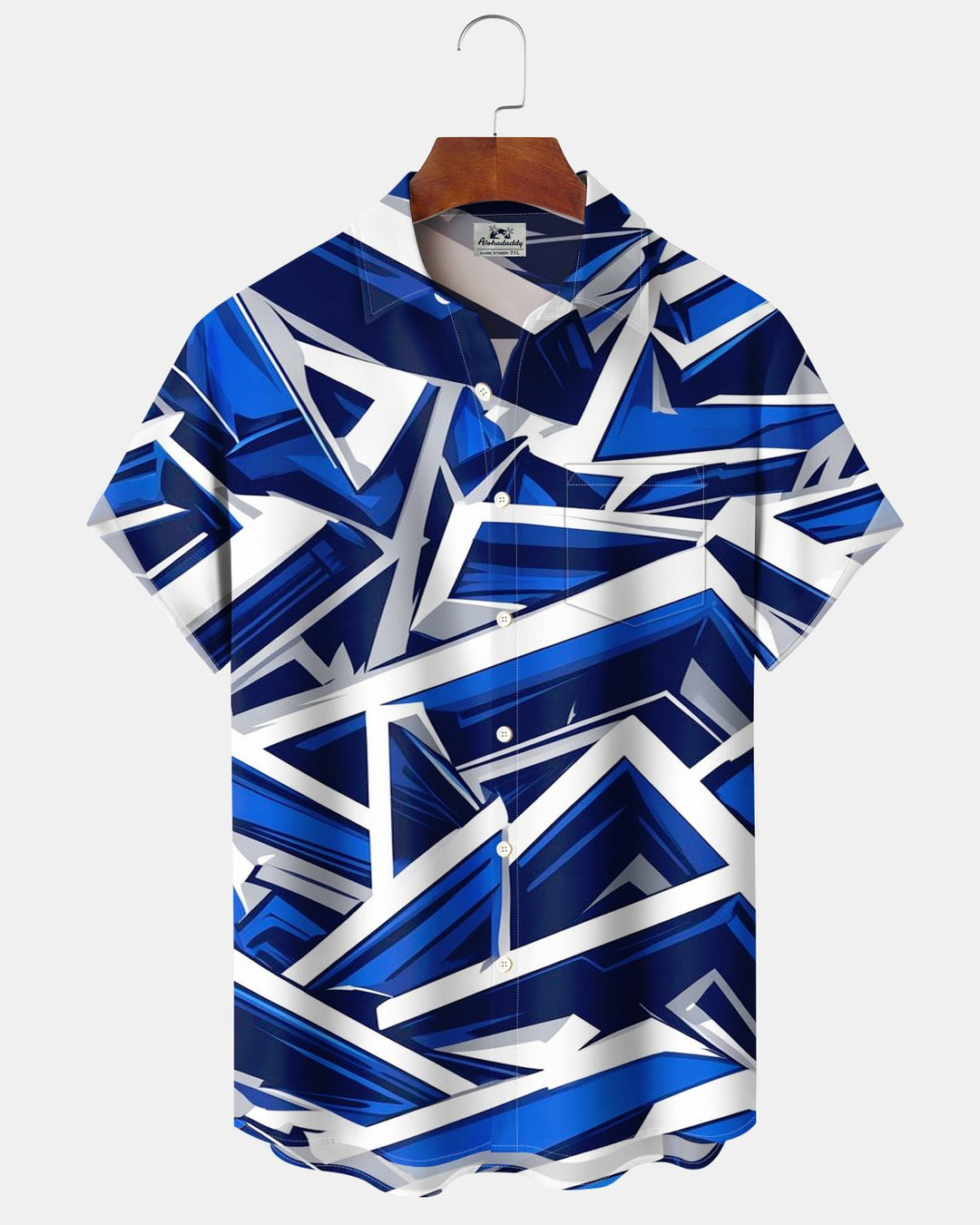 Alohadaddy® Casual Geometric Stripe Print Men&