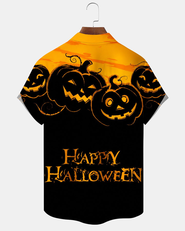 Alohadaddy® Halloween Pumpkin Print Men&