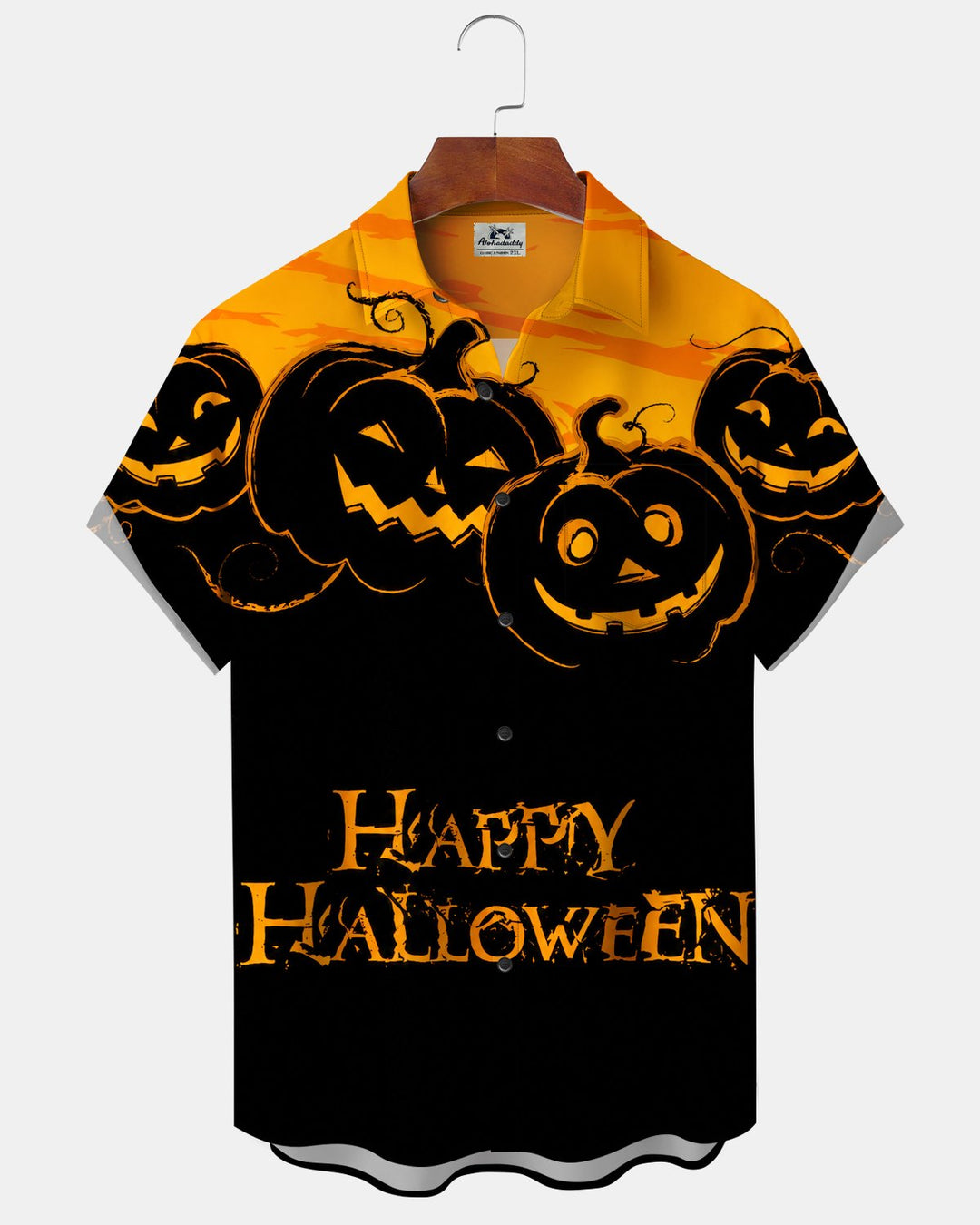 Alohadaddy® Halloween Pumpkin Print Men&