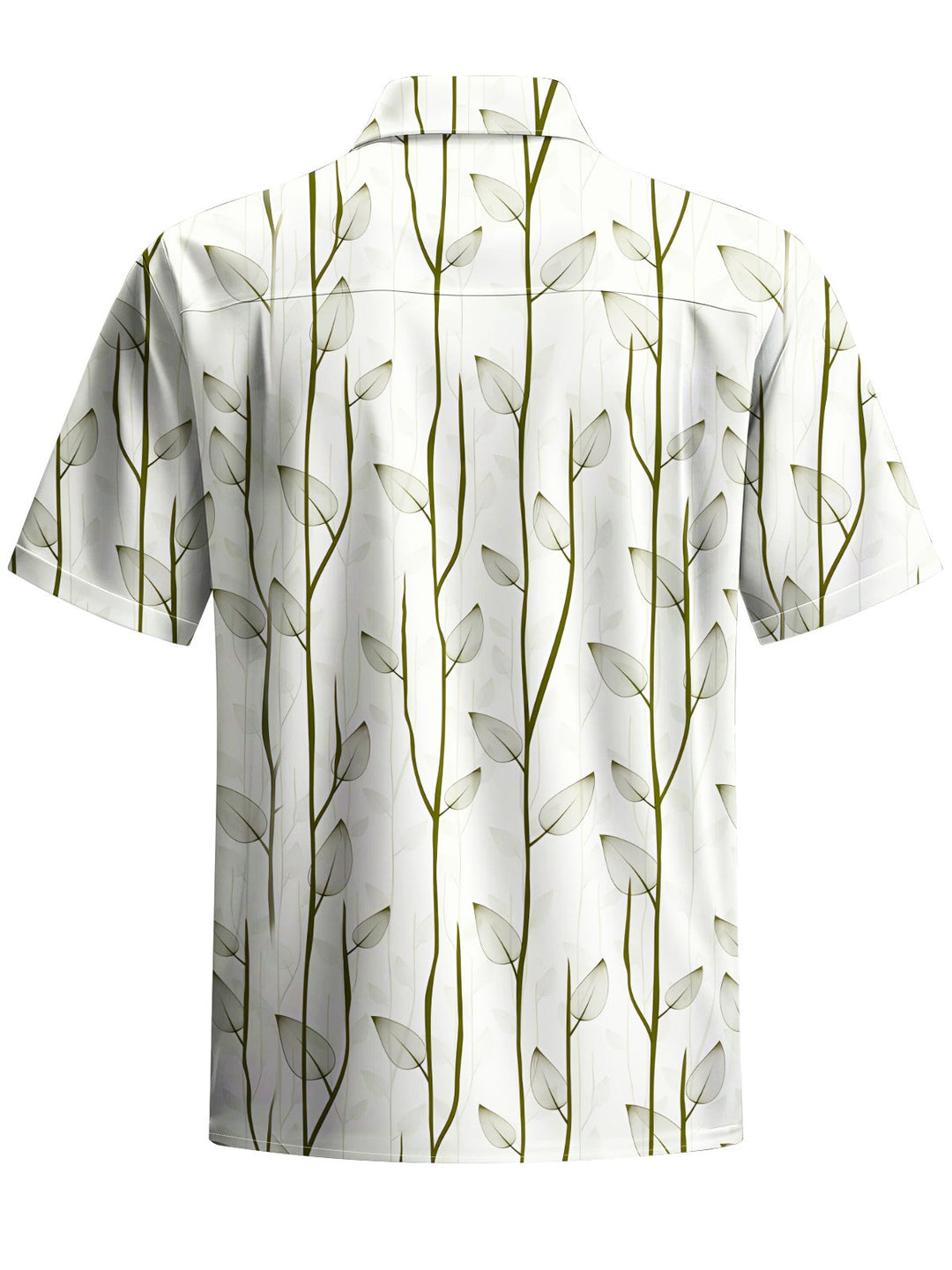 Alohadaddy® Hawaiian Leaves Art Print Chest Pocket Men&