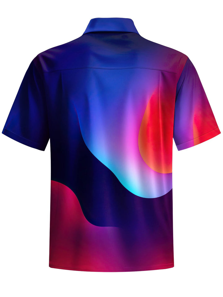 Alohadaddy® Casual Abstract Print Art Pocket Stretch Men&