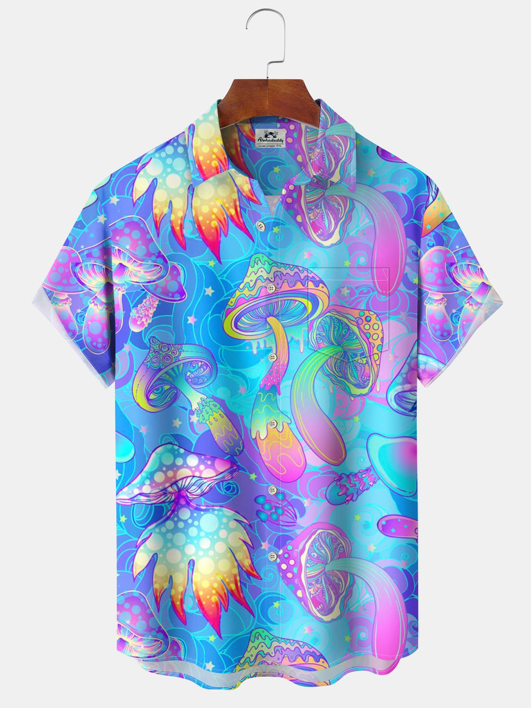 Alohadaddy® Hawaiian Graffiti Art Print Pocket Stretch Men&