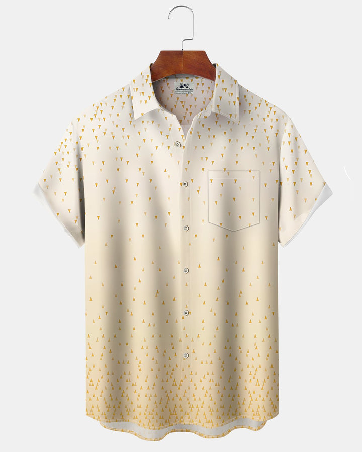 Alohadaddy® Casual Geometric Gradient Print Art Print Men&
