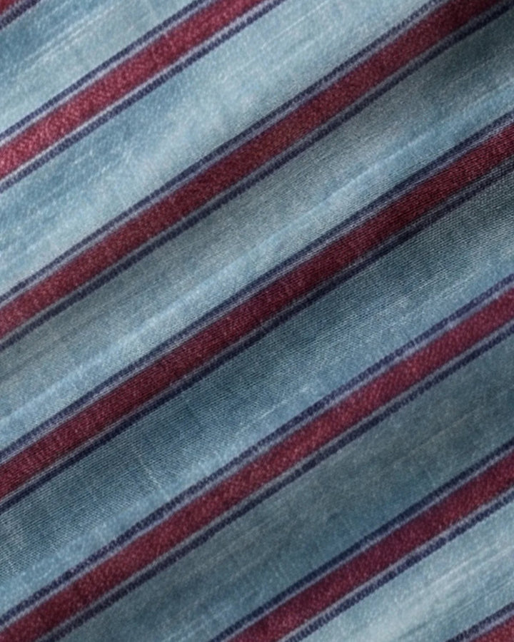 Alohadaddy® Casual Basic Striped Print Men&