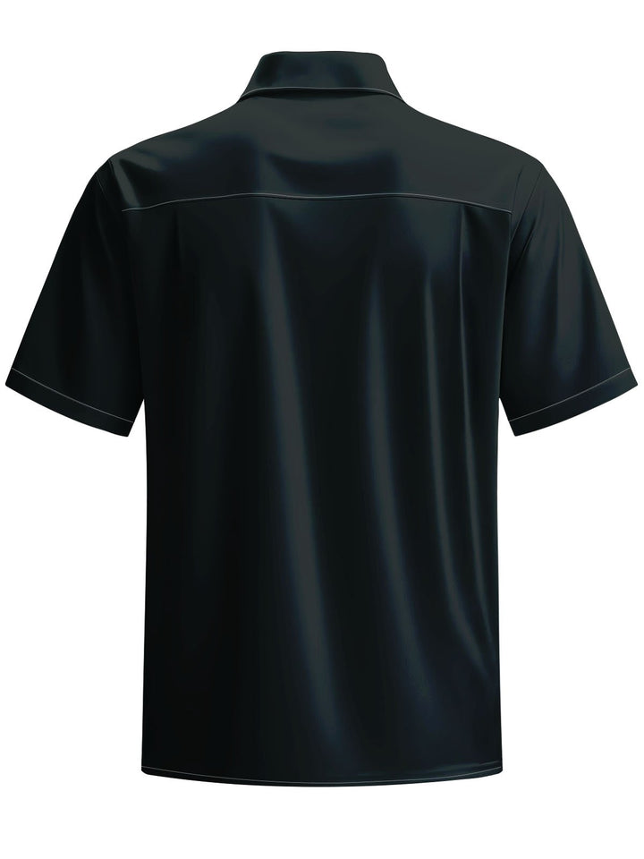 Alohadaddy® Casual Stripe Geometric Print Moisture Wicking Men&