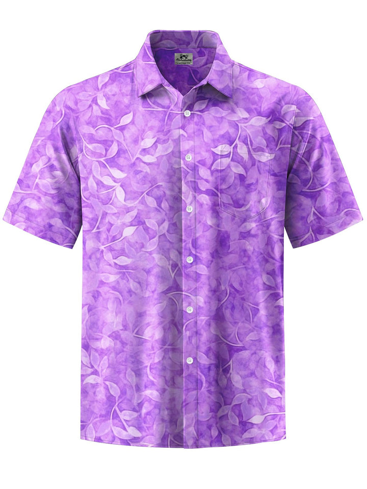 Alohadaddy® Hawaiian Rattan Art Print Chest Pocket Men&