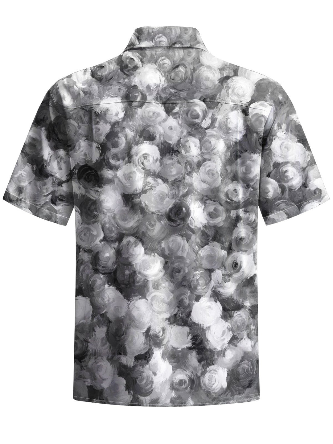 Alohadaddy® Casual Flowers Art Print Chest Pocket Men&