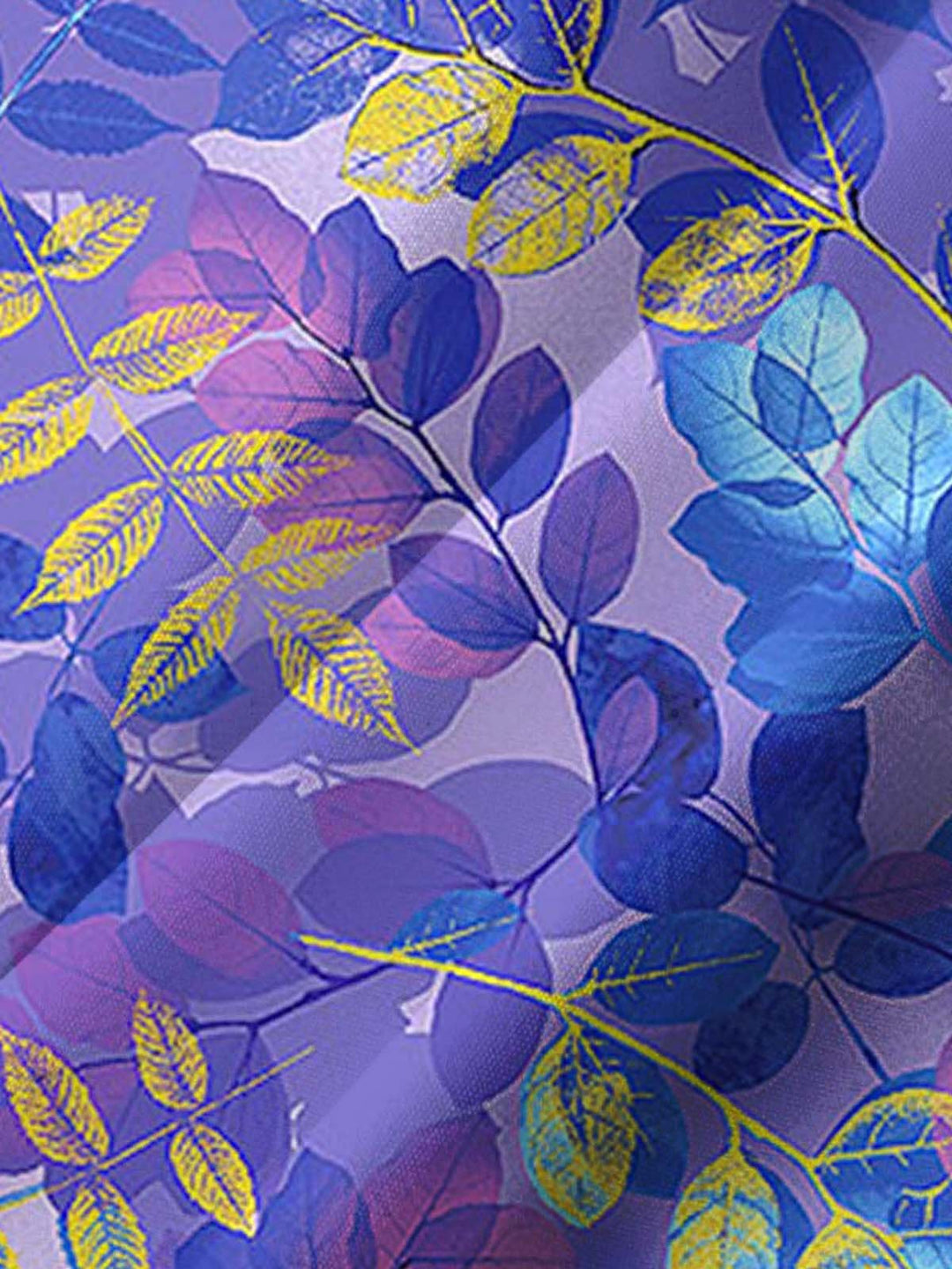 Alohadaddy® Casual Leaf Print Art Pocket Stretch Men&