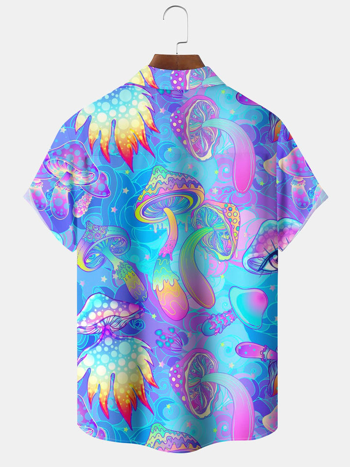Alohadaddy® Hawaiian Graffiti Art Print Pocket Stretch Men&