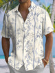 Alohadaddy® Hawaiian Bamboo Art Print Moisture Wicking Stretch Men's Shirts Big & Tall