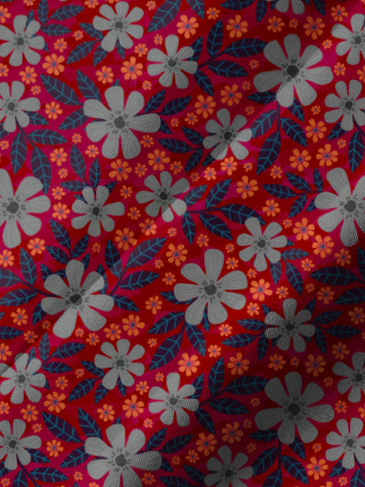 Alohadaddy® Casual Floral Print Art Pocket Stretch Men&