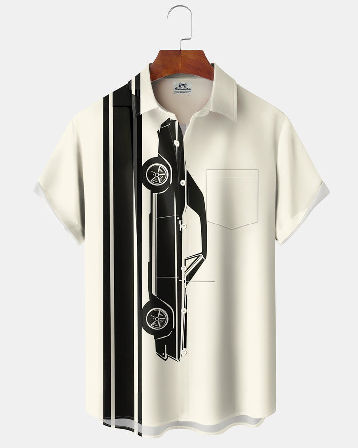 Alohadaddy® Retro Car Print Men&