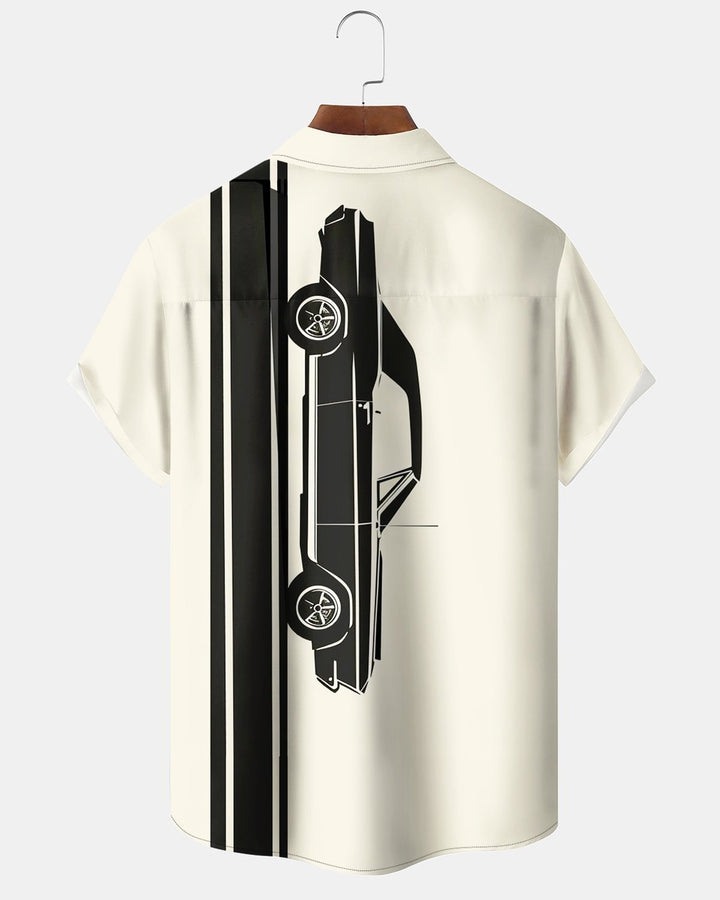 Alohadaddy® Retro Car Print Men&