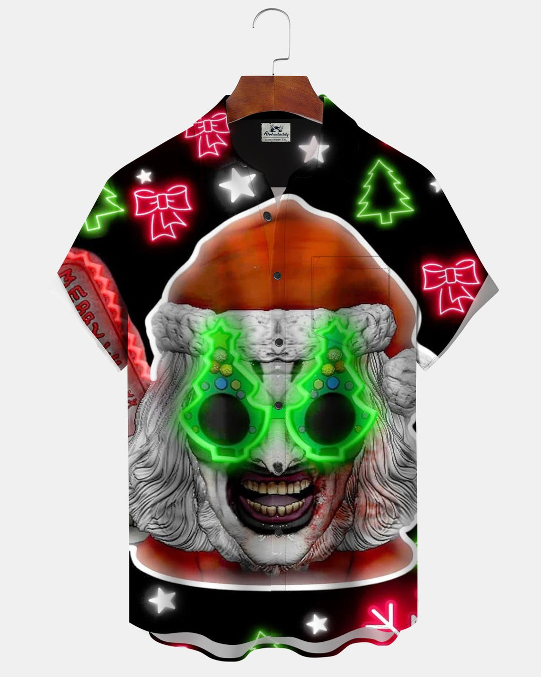 Alohadaddy® Holiday Christmas Fun Portrait Print Men&