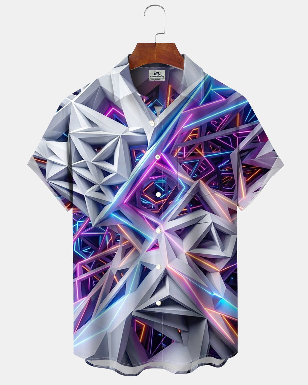 Alohadaddy® Casual Abstract Striped Print Men&
