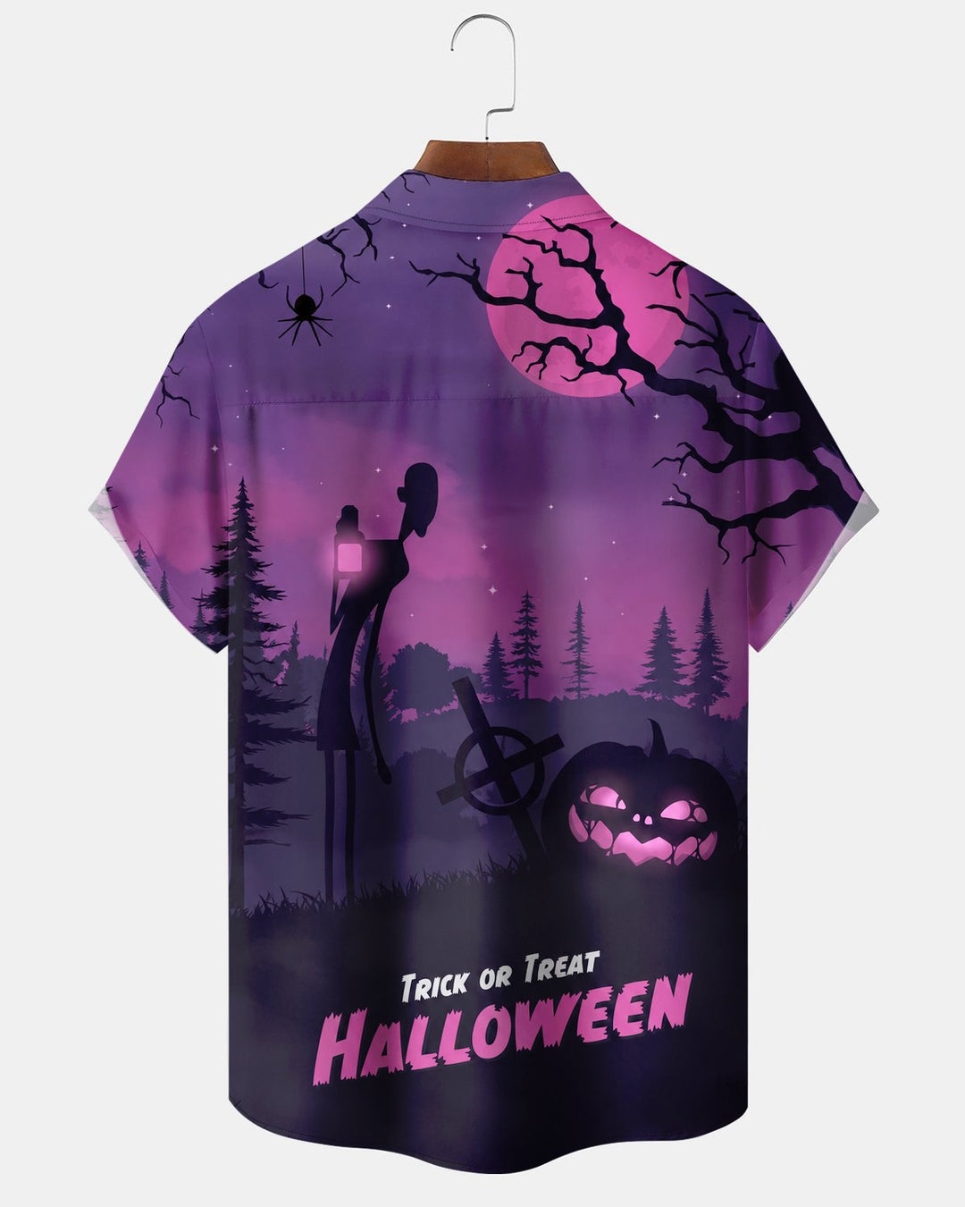 Alohadaddy® Halloween Pumpkin Trick or Treat Print Men&