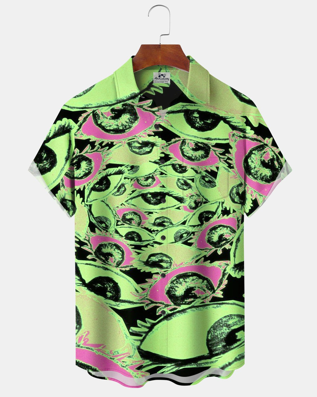 Alohadaddy® Casual Abstract Eye Art Print Men&