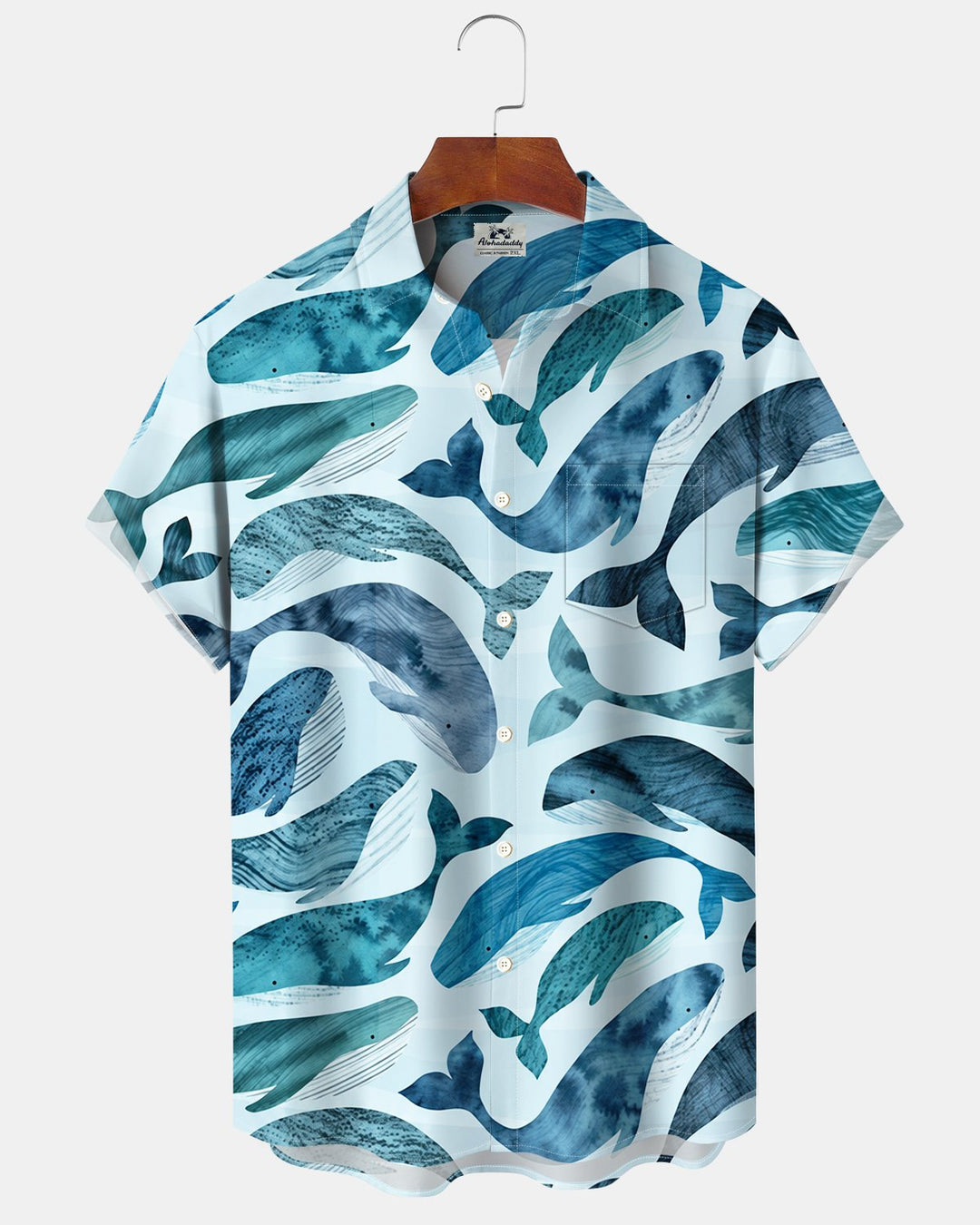 Alohadaddy® Casual Ocean Fish Print Men&