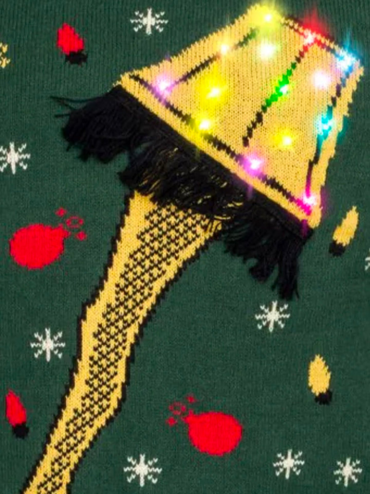 Alohadaddy Christmas Sweater Retro Decorated 3D Digital Printing Men&