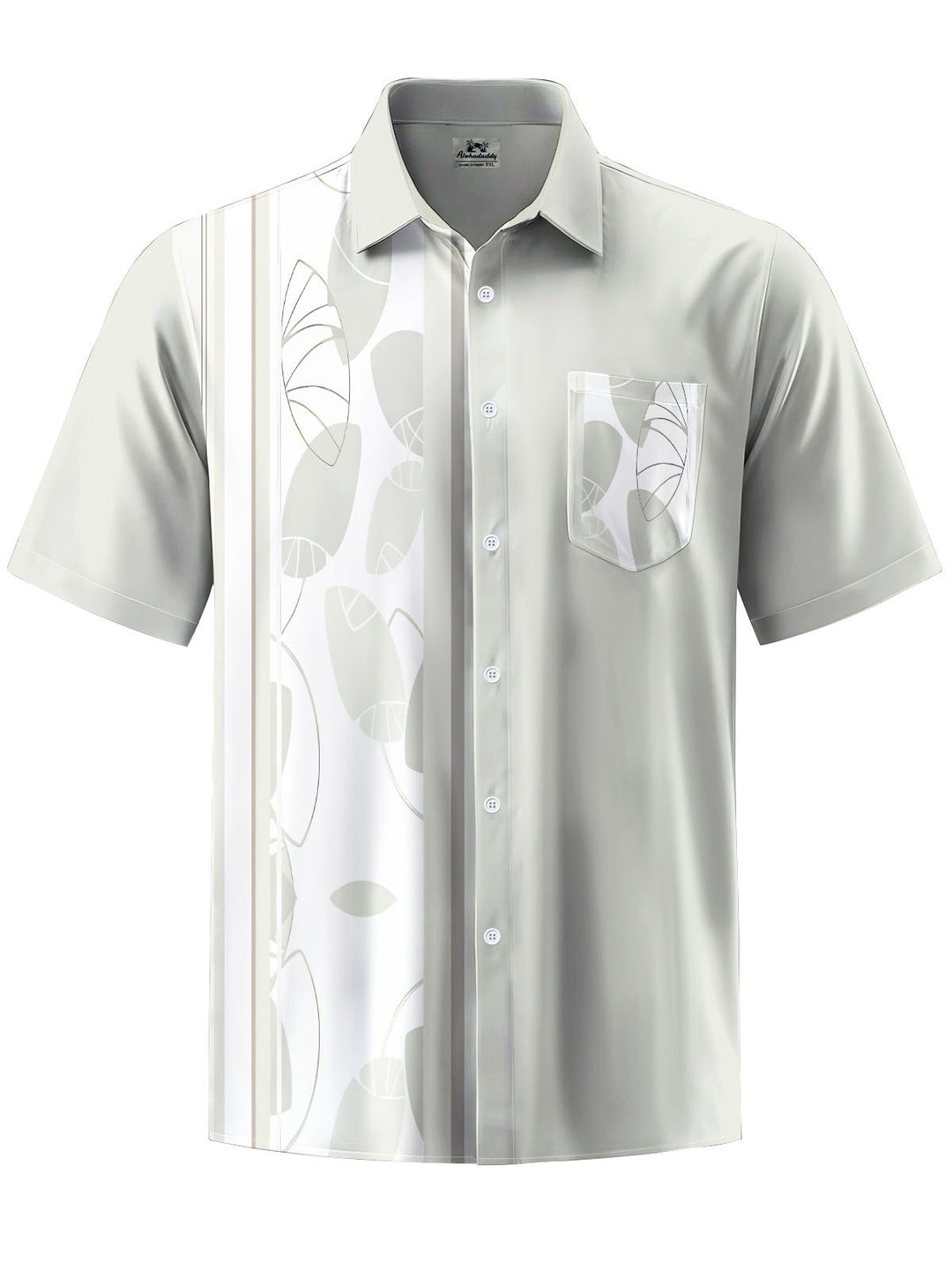 Alohadaddy® Casual Stripe Geometric Print Moisture Wicking Men&
