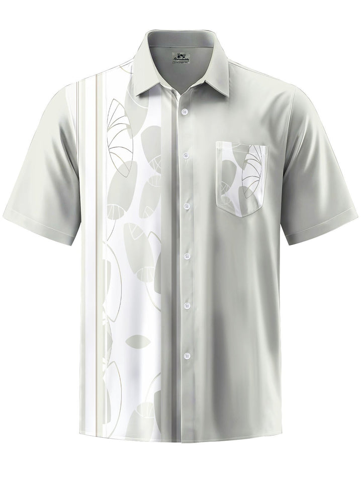 Alohadaddy® Casual Stripe Geometric Print Moisture Wicking Men&