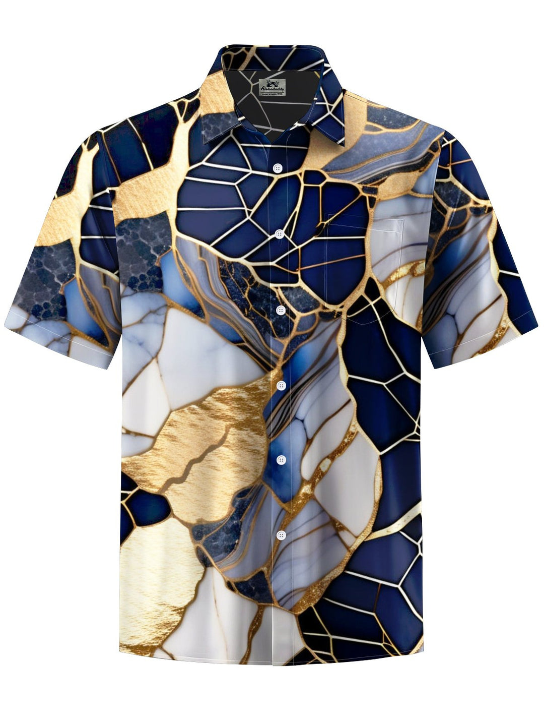 Alohadaddy® Casual Geometric Art Print Moisture Wicking Men&