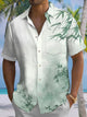 Alohadaddy® Casual Bamboo Art Print Pockets Wicking Hawaiian Shirts Big & Tall