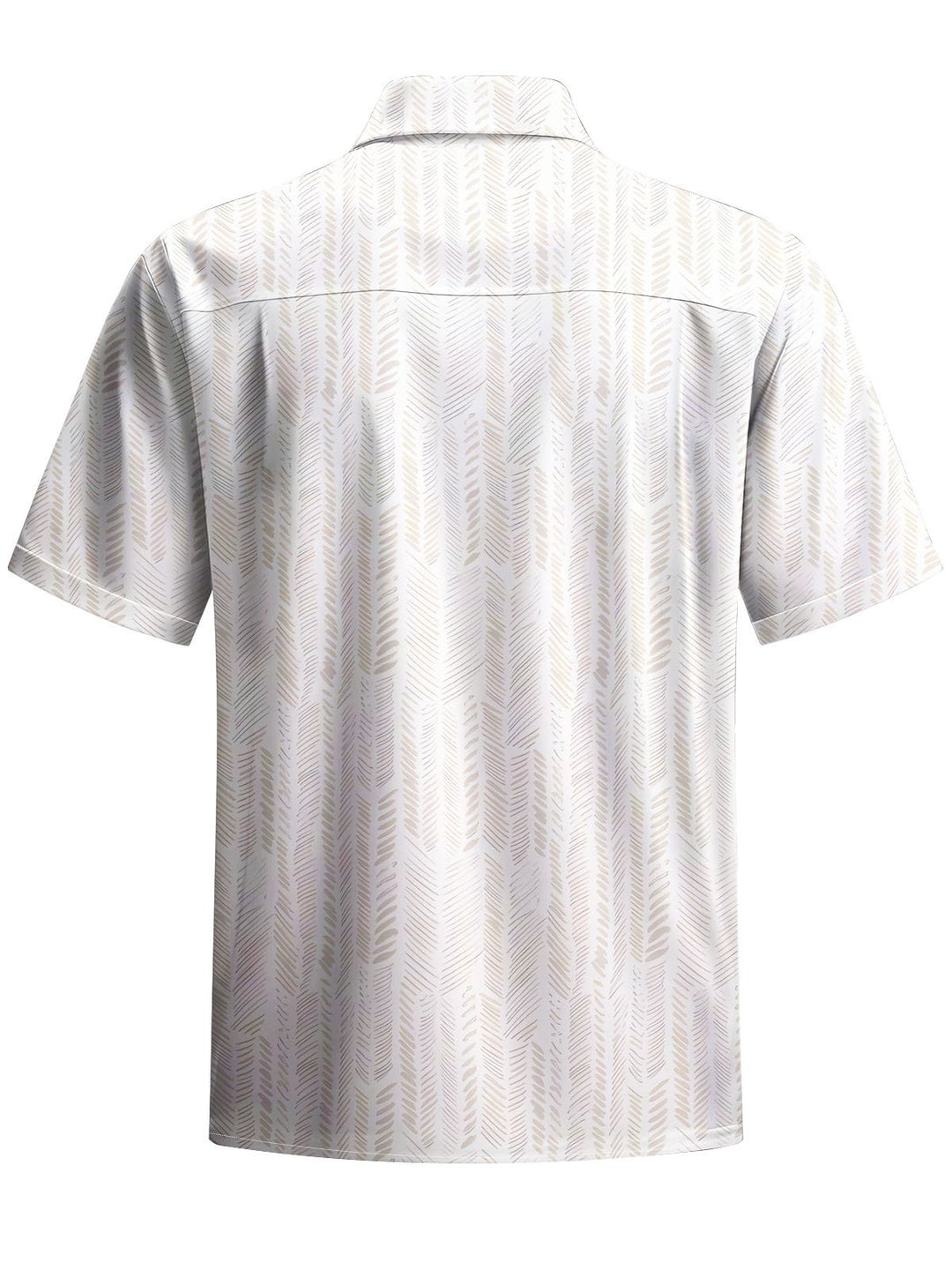 Alohadaddy® Casual Stripe Printed Chest Pocket Men&