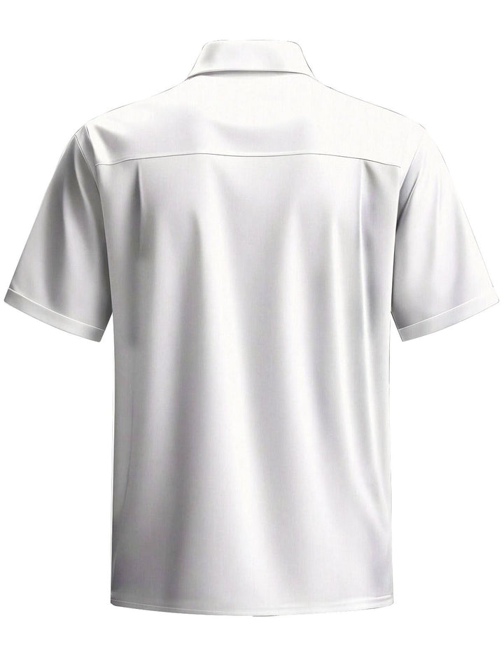 Alohadaddy® Casual Stripe Art Print Moisture Wicking Mens Short Sleeve Shirt Big &amp; Tall