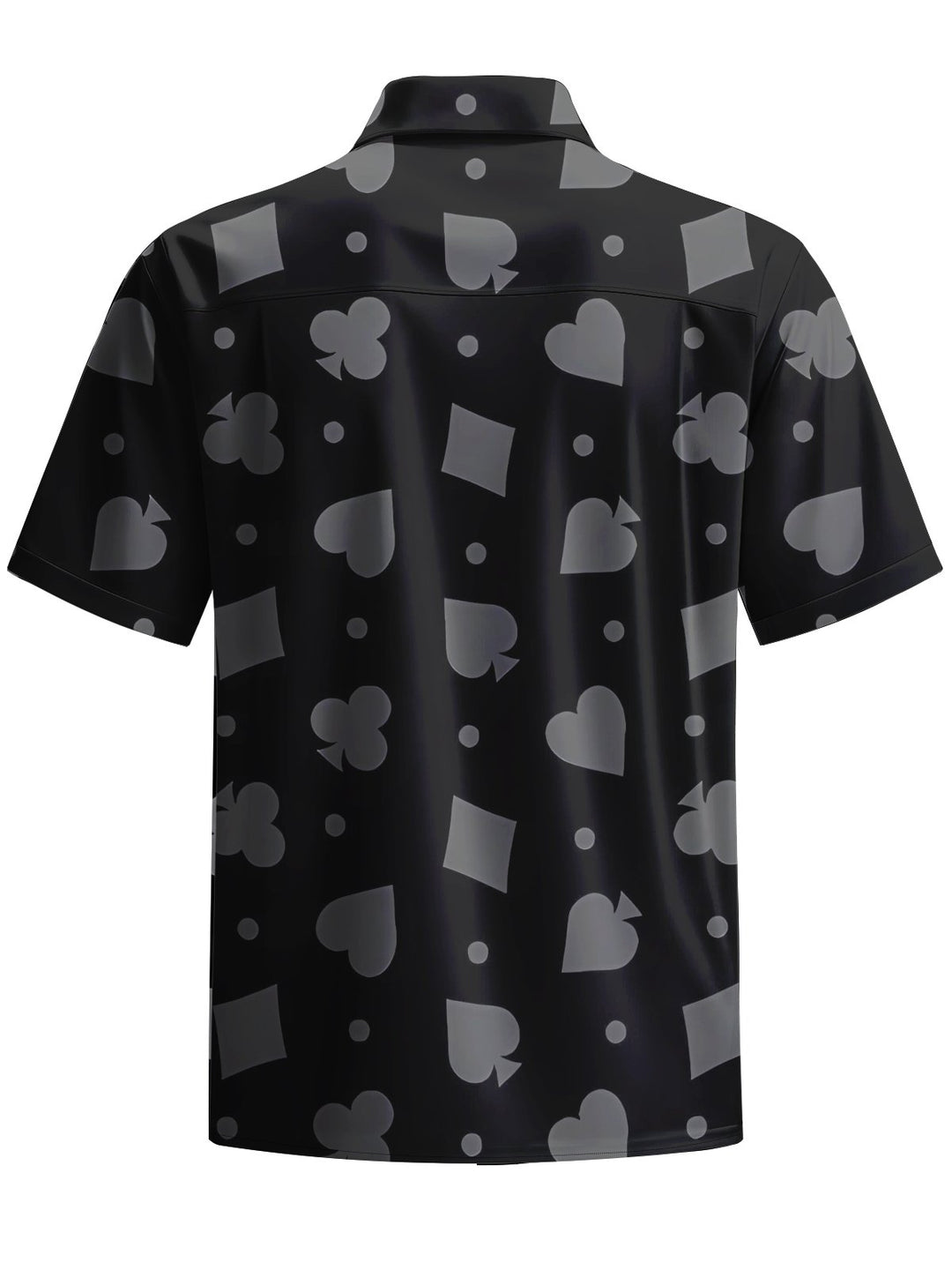 Alohadaddy® Casual Geometric Art Print Chest Pocket Men&